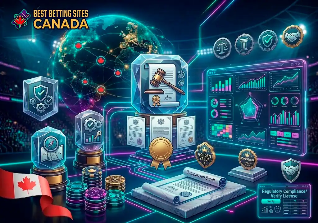 Legal framework for betting on esports matches in Canadian provinces.