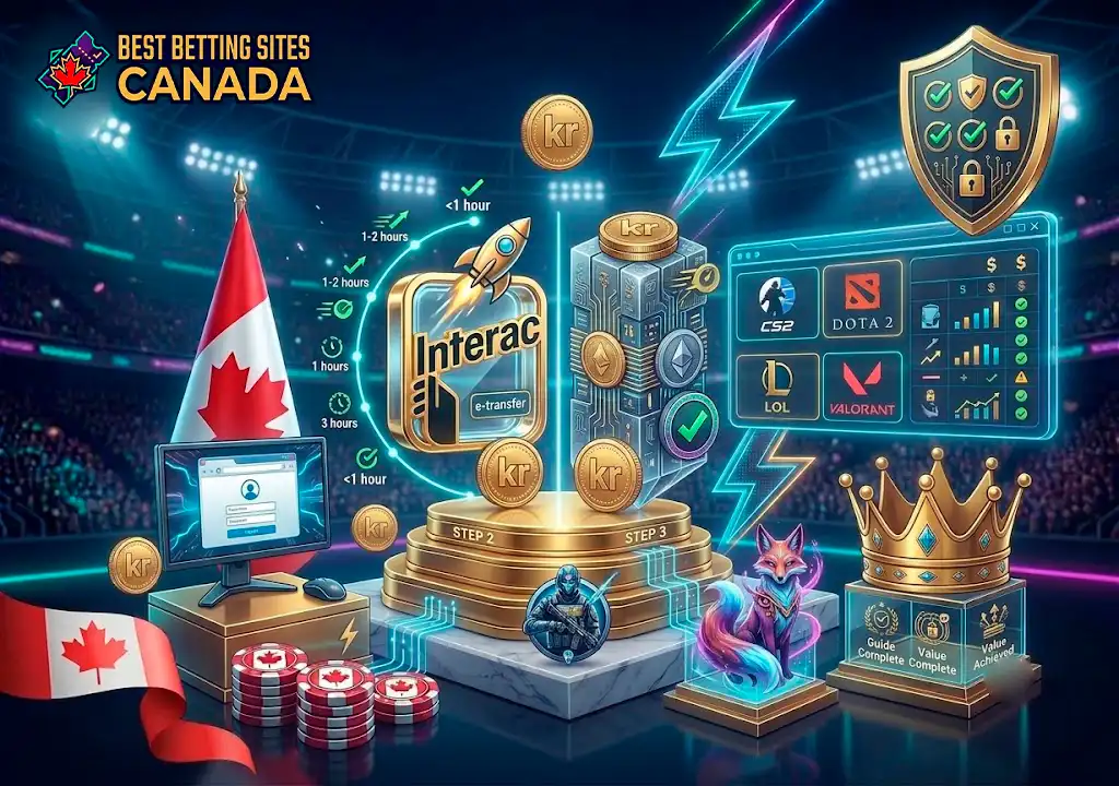 Step-by-step guide for Canadians to start betting on esports online.