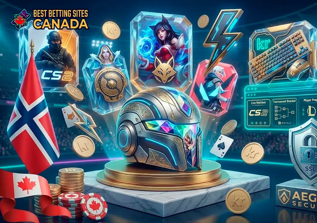 Bet on CS2, Dota 2, League of Legends and Valorant in Canada.