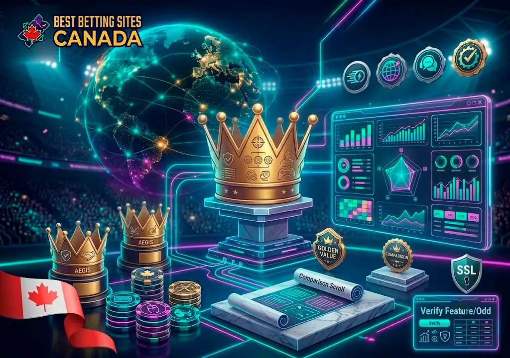 Evaluation criteria for rating Canadian esports sportsbooks.